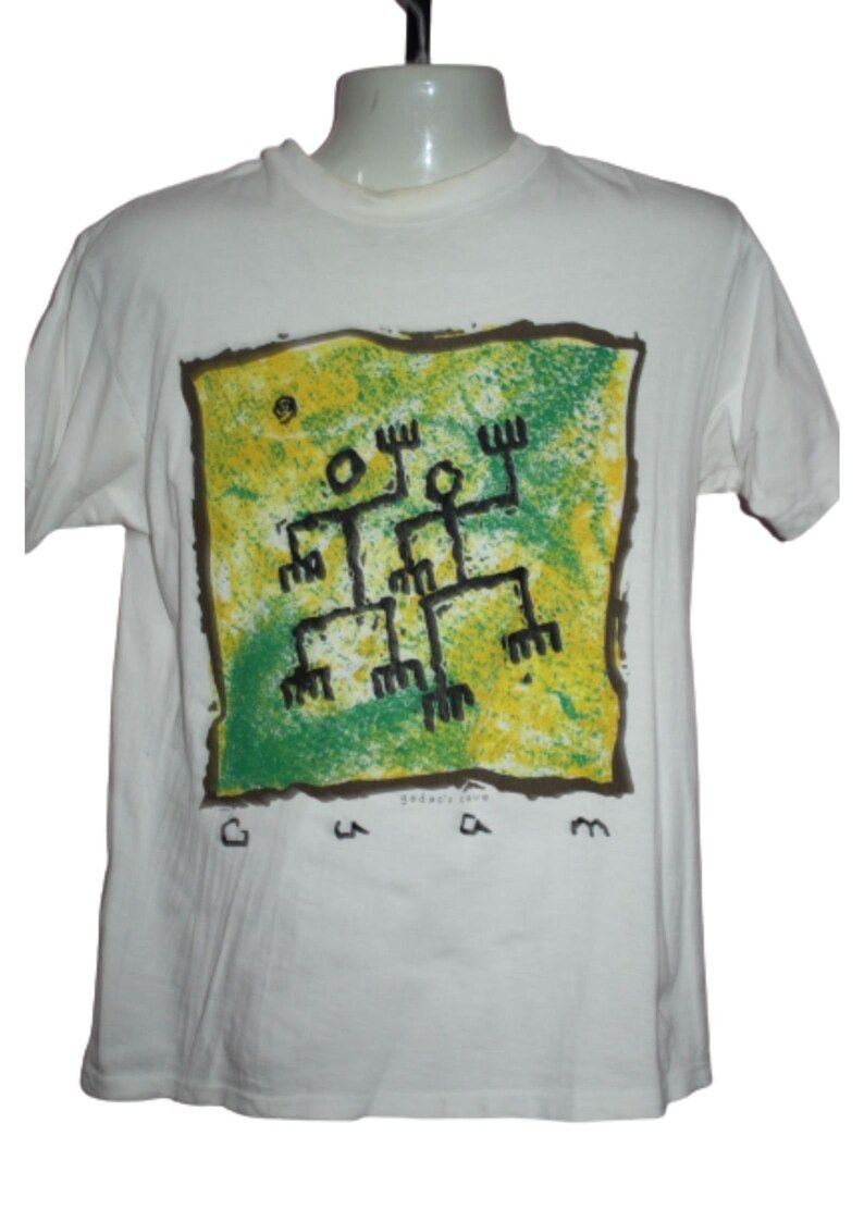 Vintage Clothing 90S Rare York T Shirt Gadao S Cave Guam Size S