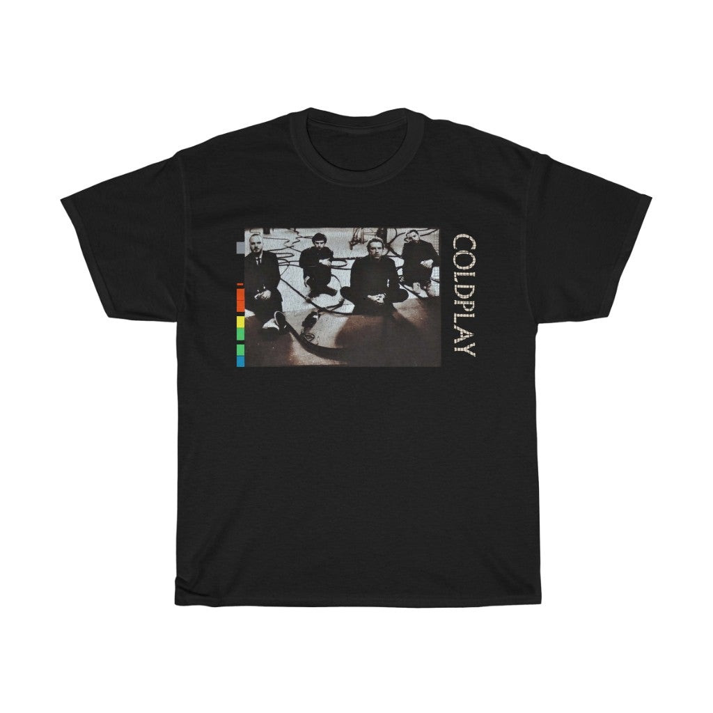 Vintage Coldplay Twisted Logic Tour 2005 Unisex Heavy Cotton Tee 211118
