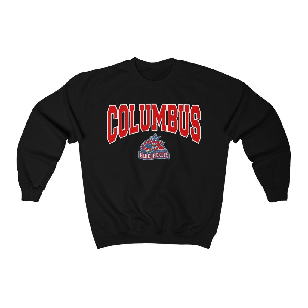 Vintage Columbus Ohio Blue Jackets Hockey Nhl Sweatshirt 211204