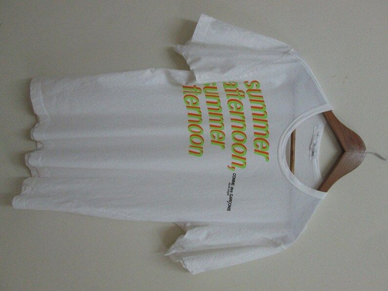 Vintage Comme Des Garcons Cdg Parfums T Shirt Rare
