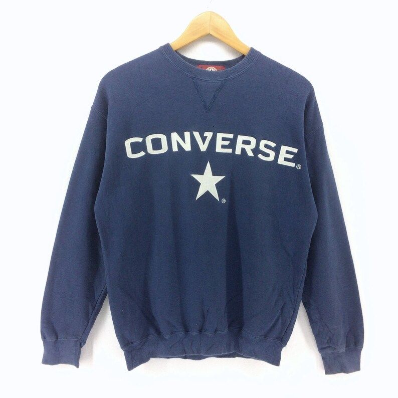 Vintage Converse Long Sleeve Big Logo Sweatshirt