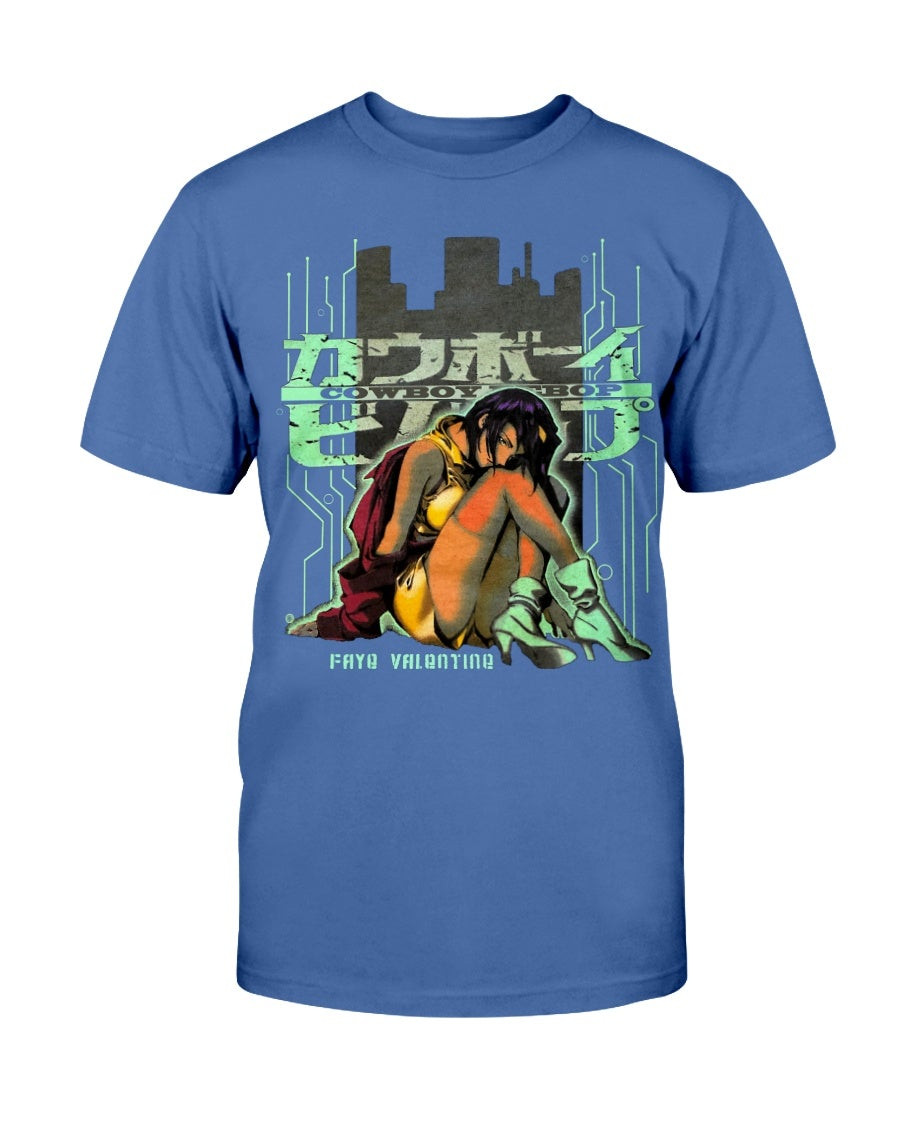 Vintage Cowboy Bebop Faye Valentine T Shirt 211002