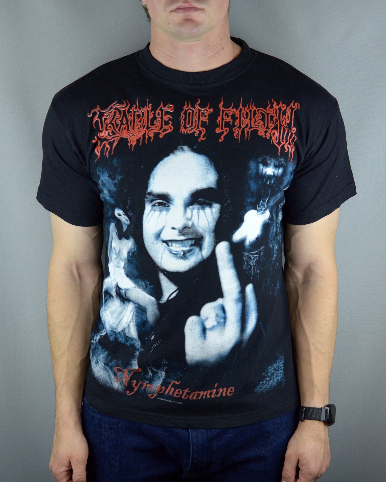 Vintage Cradle Of Filth Nymphetamine T Shirt