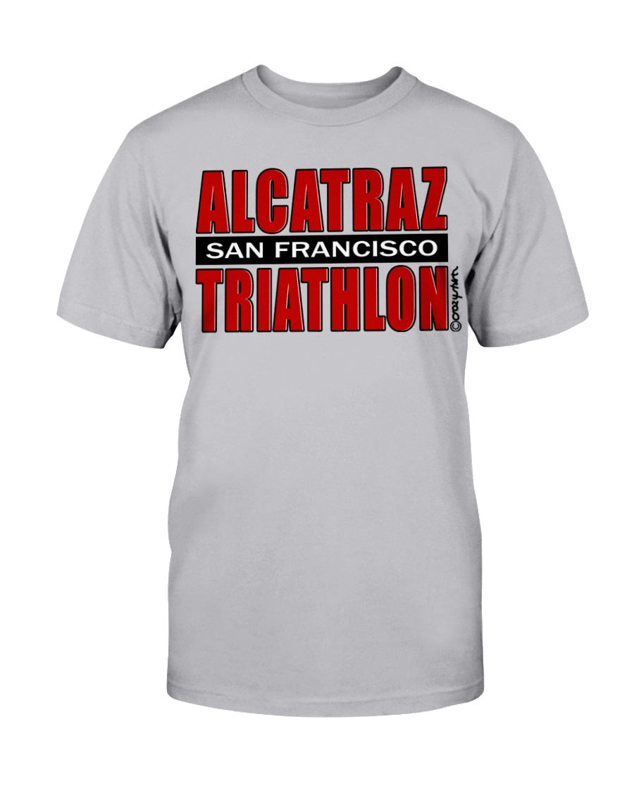 Vintage Crazy Shirt San Francisco Alcatraz Triathlon T Shirt 211209