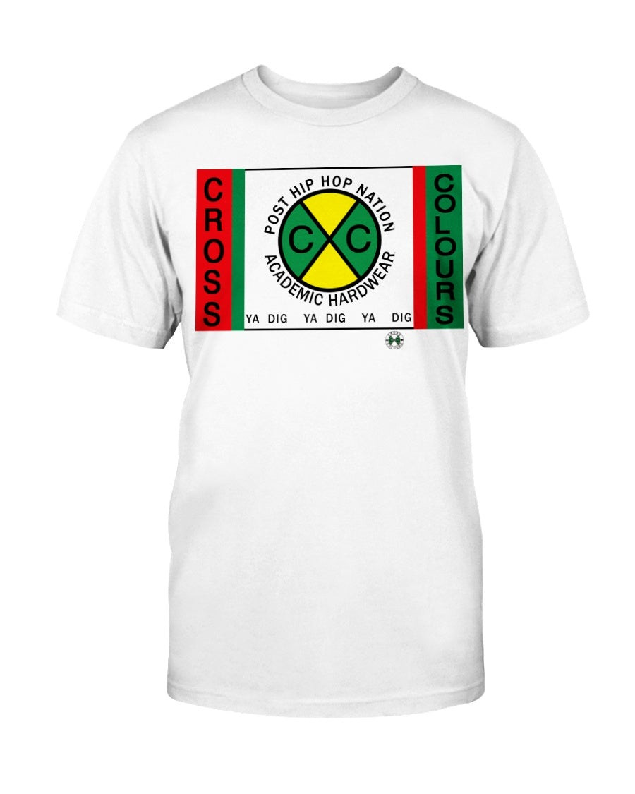 Vintage Cross Colour Hip Hop T Shirt 211219
