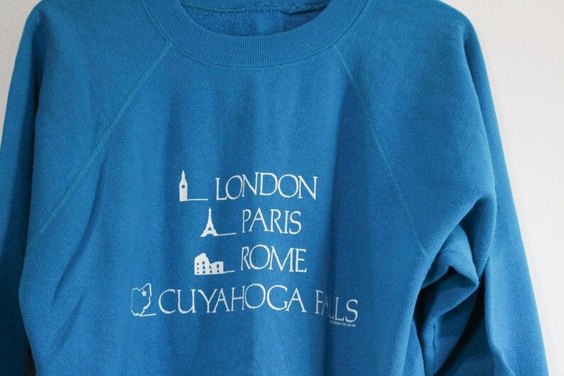 Vintage Cuyahoga Falls Ohio Tourist Sweatshirt
