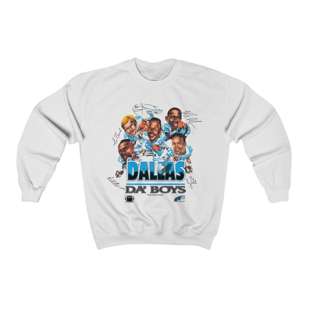 Vintage Dallas Cowboys World Champions Caricature 90S Sweatshirt 211207