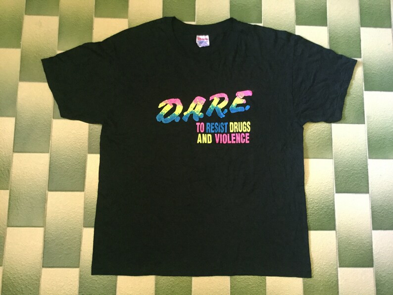 Vintage Dare Single Stitch T Shirt Dare To Resist Drugs And Violence Tee Shirt vintage dare single stitch t shirt dare to resist drugs and violence tee shirt ostqz