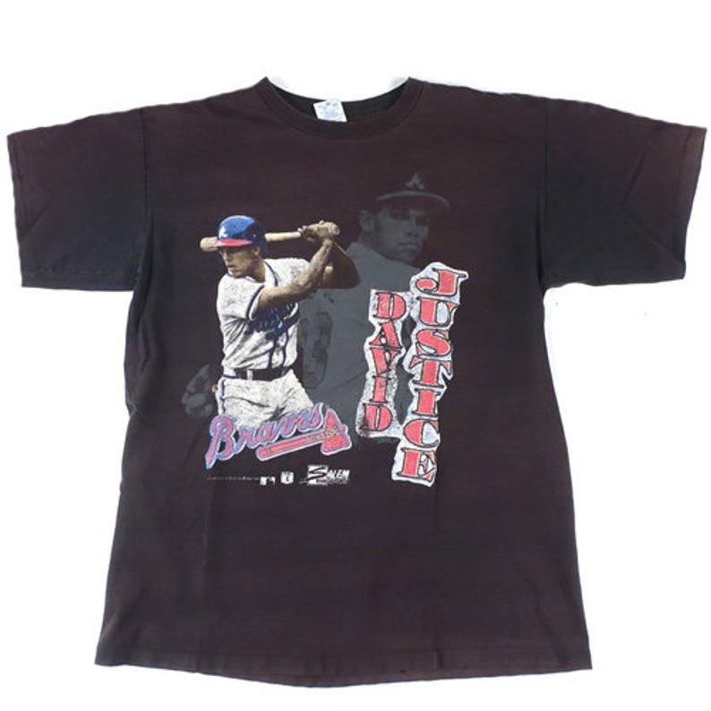 Vintage David Justice Atlanta Braves Shirt