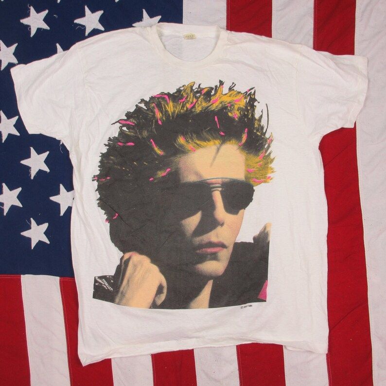 Vintage Deadstock 1980S Psychedelic Furs Graphic Concert T Shirt Xl 1987 Screen Stars New Wave Tour Post Punk Love Spit Modern English Soft