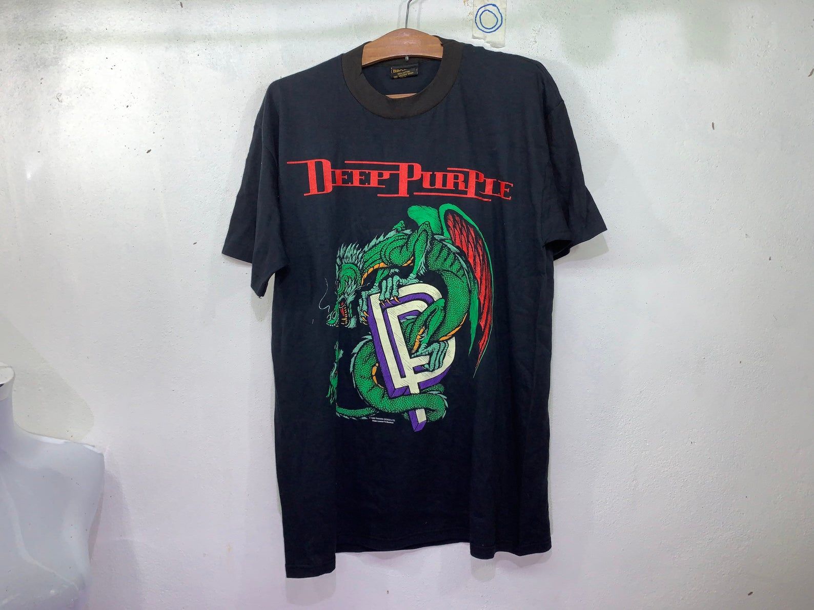Vintage Deep Purple The Battles Rages On World Tour 93-94 English Rock Band Ritchie Blackmore L