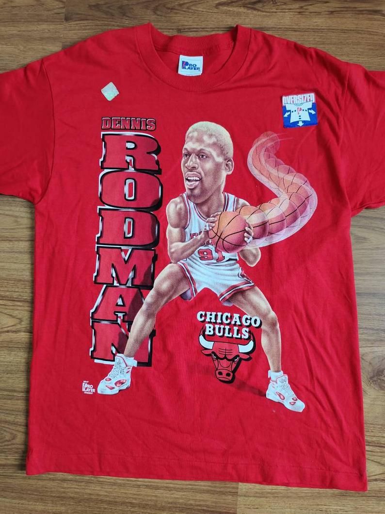 Vintage Dennis Rodman Caricature 90's Shirt