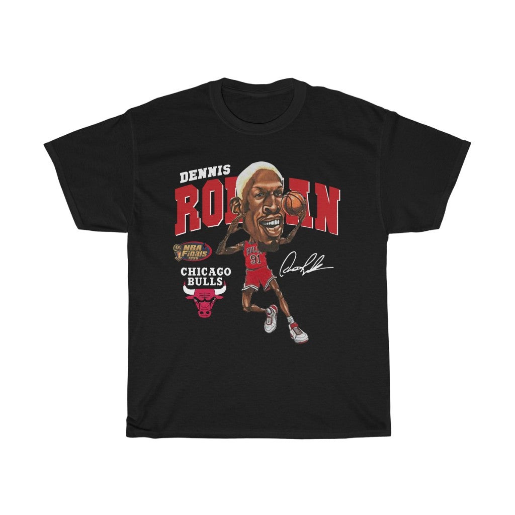 Vintage Dennis Rodman Chicago Bulls Tee 211213