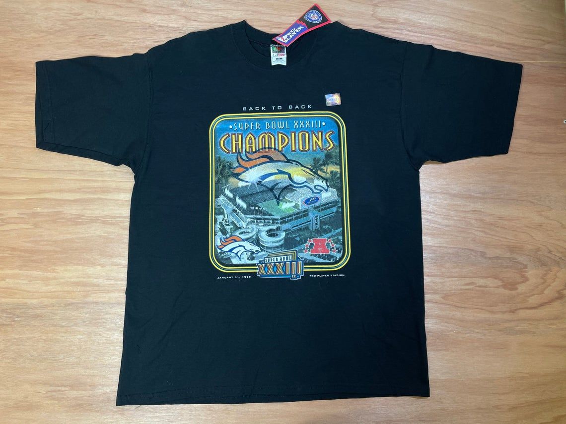 Vintage Denver Broncos 1999 Super Bowl Champions Shirt