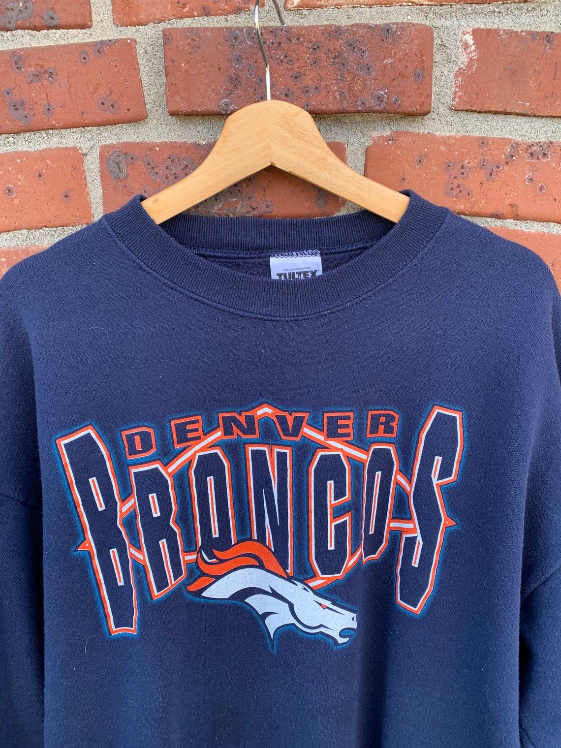 Vintage Denver Broncos 90s Blue Shirt