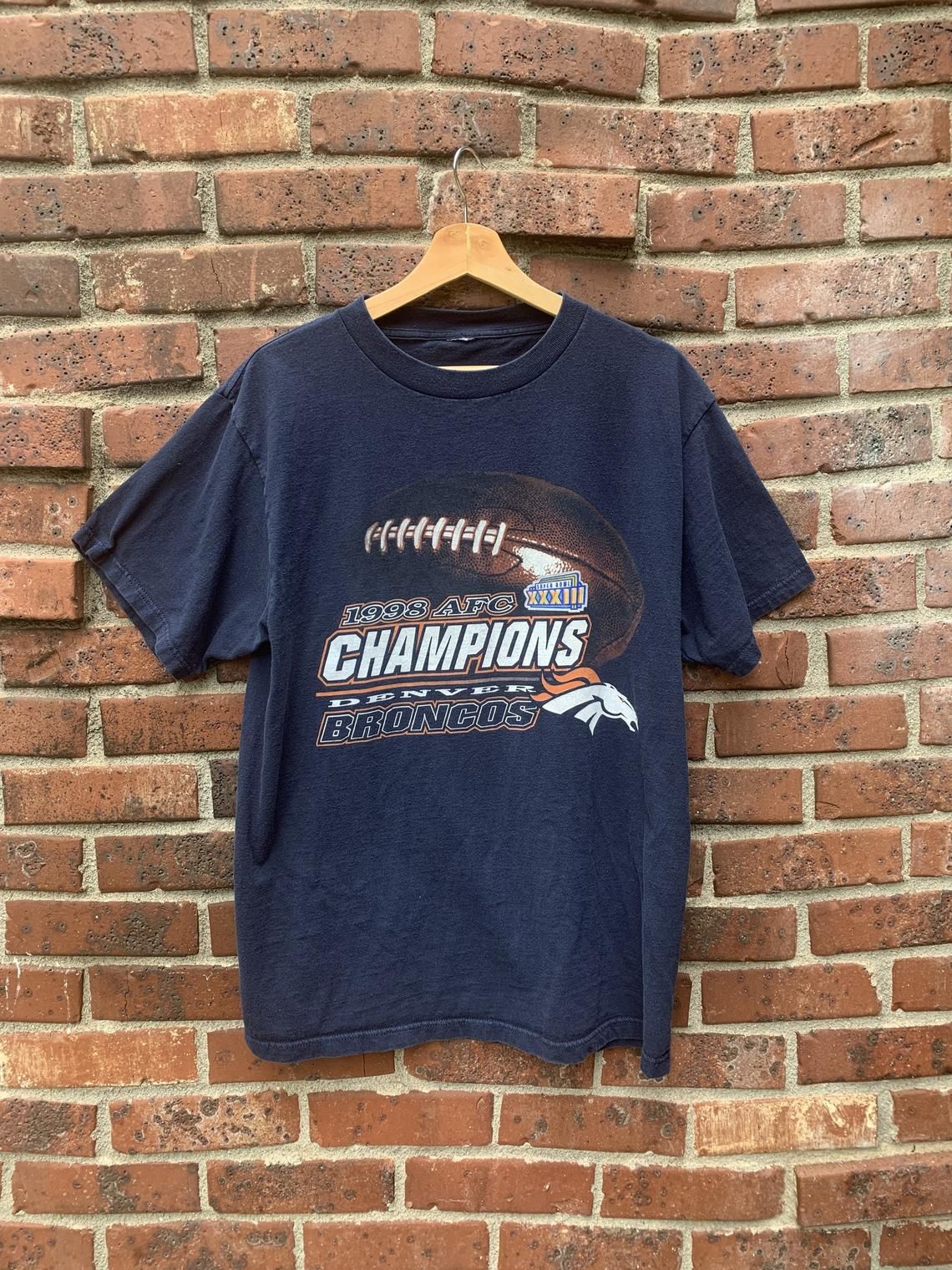Vintage Denver Broncos Logo Athletic 1998 AFC Champions shirt