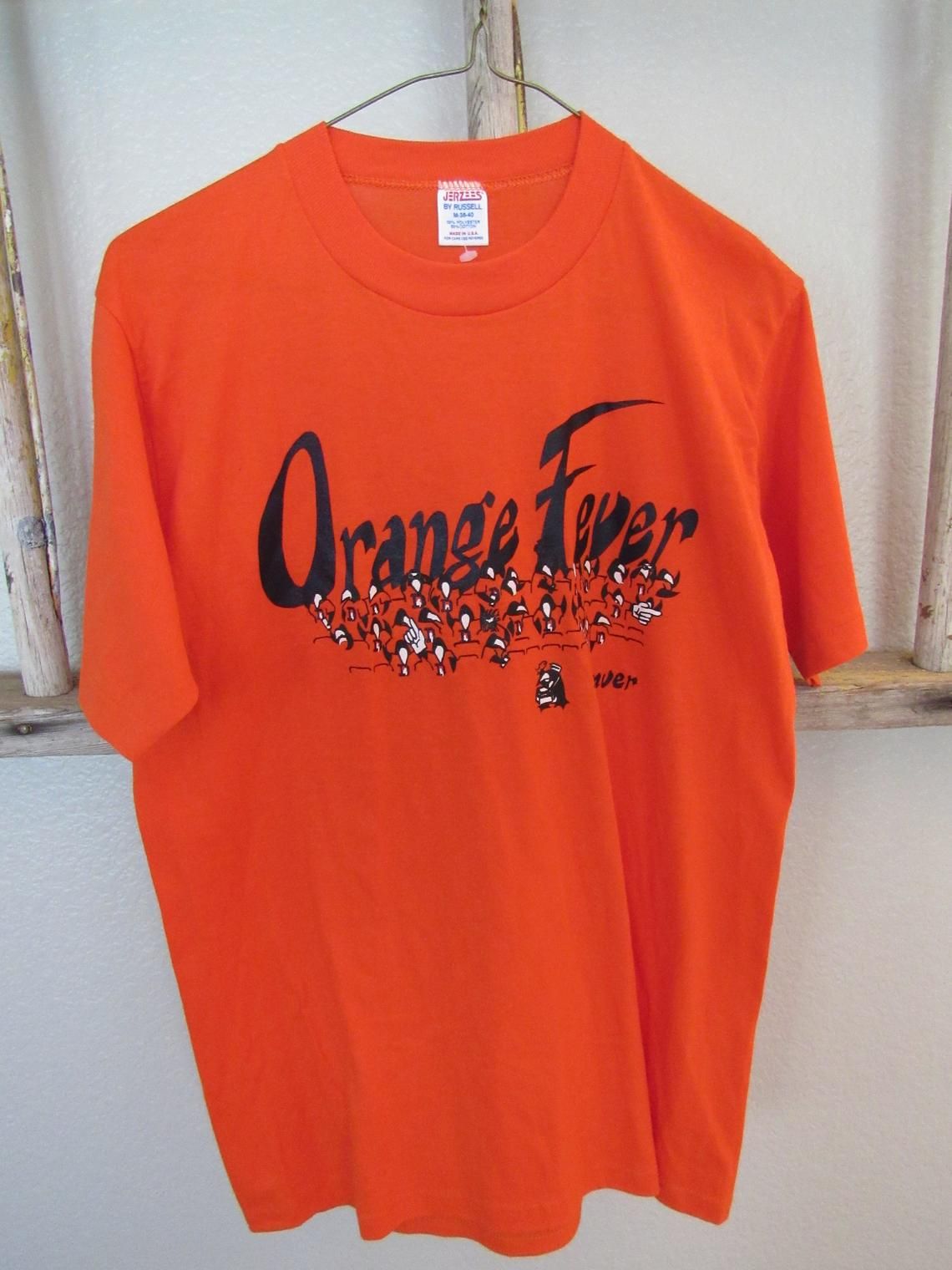 Vintage Denver Broncos Orange Fever Shirt