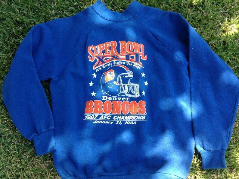 Vintage Denver Broncos Super Bowl 1988 Sweater