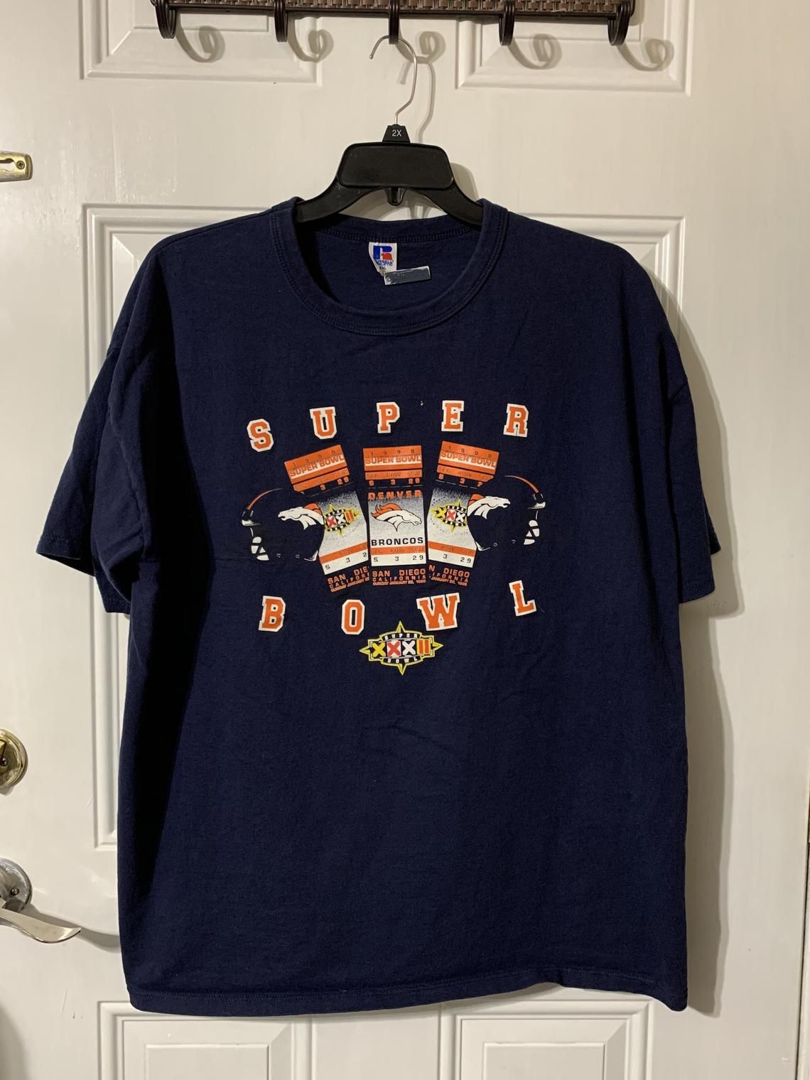 Vintage Denver Broncos Super Bowl XXII Shirt