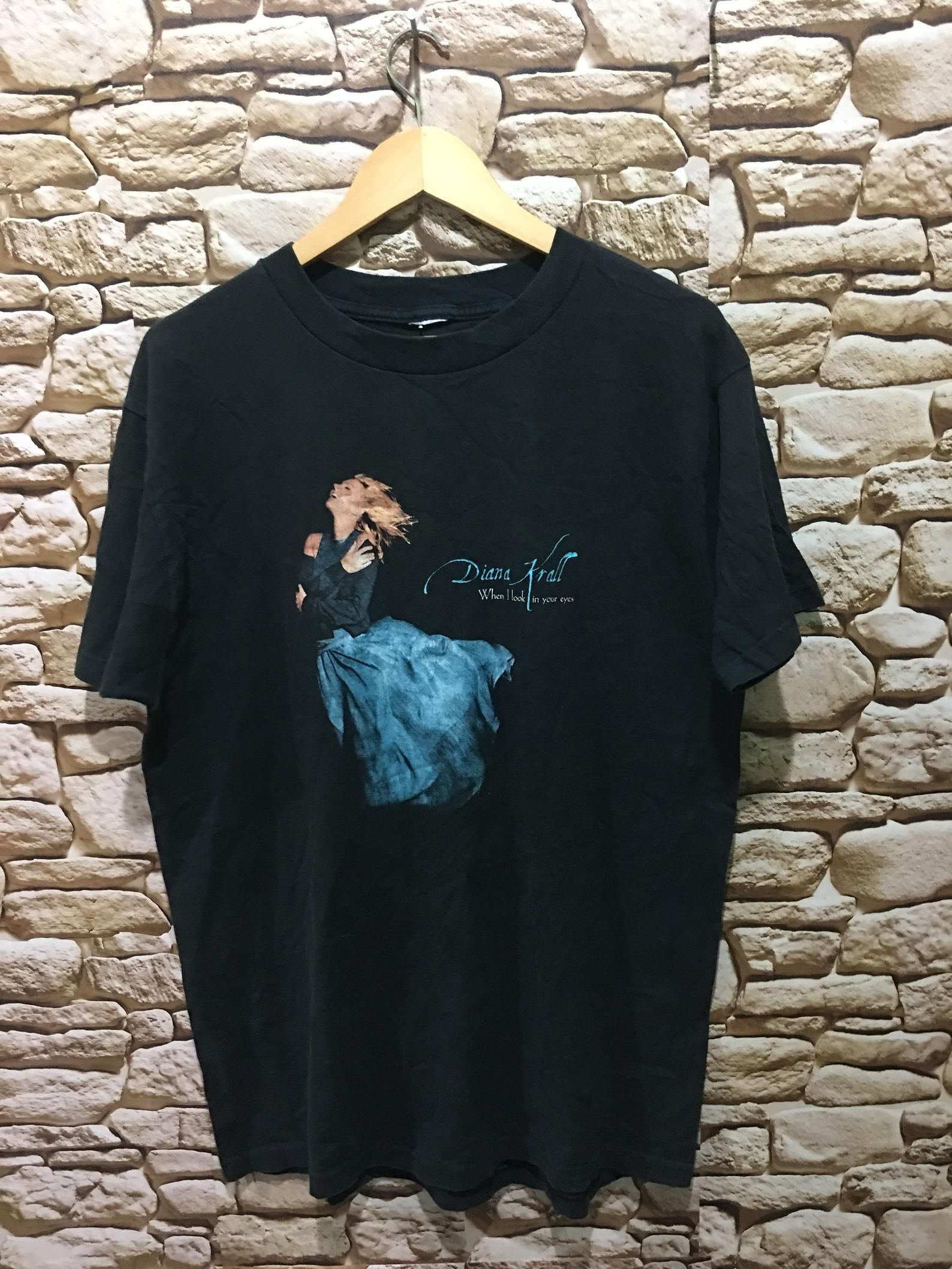 Vintage Diana Krall When I Look In Your Eyes Tour 2000 Shirt