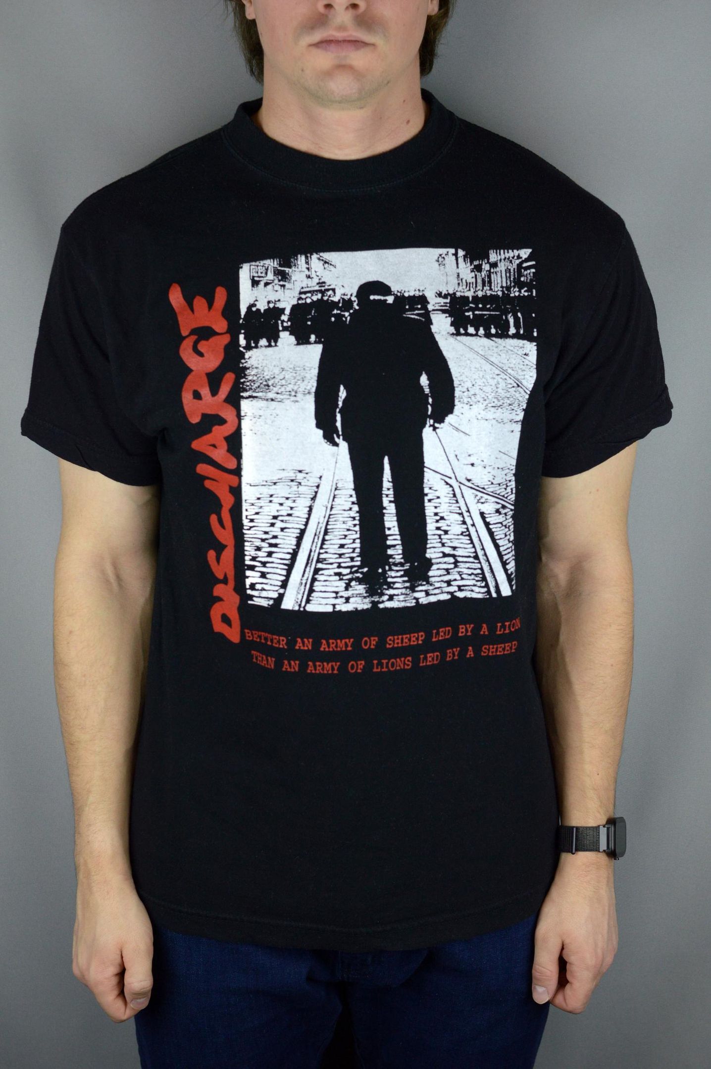 Vintage Discharge 90S T Shirt