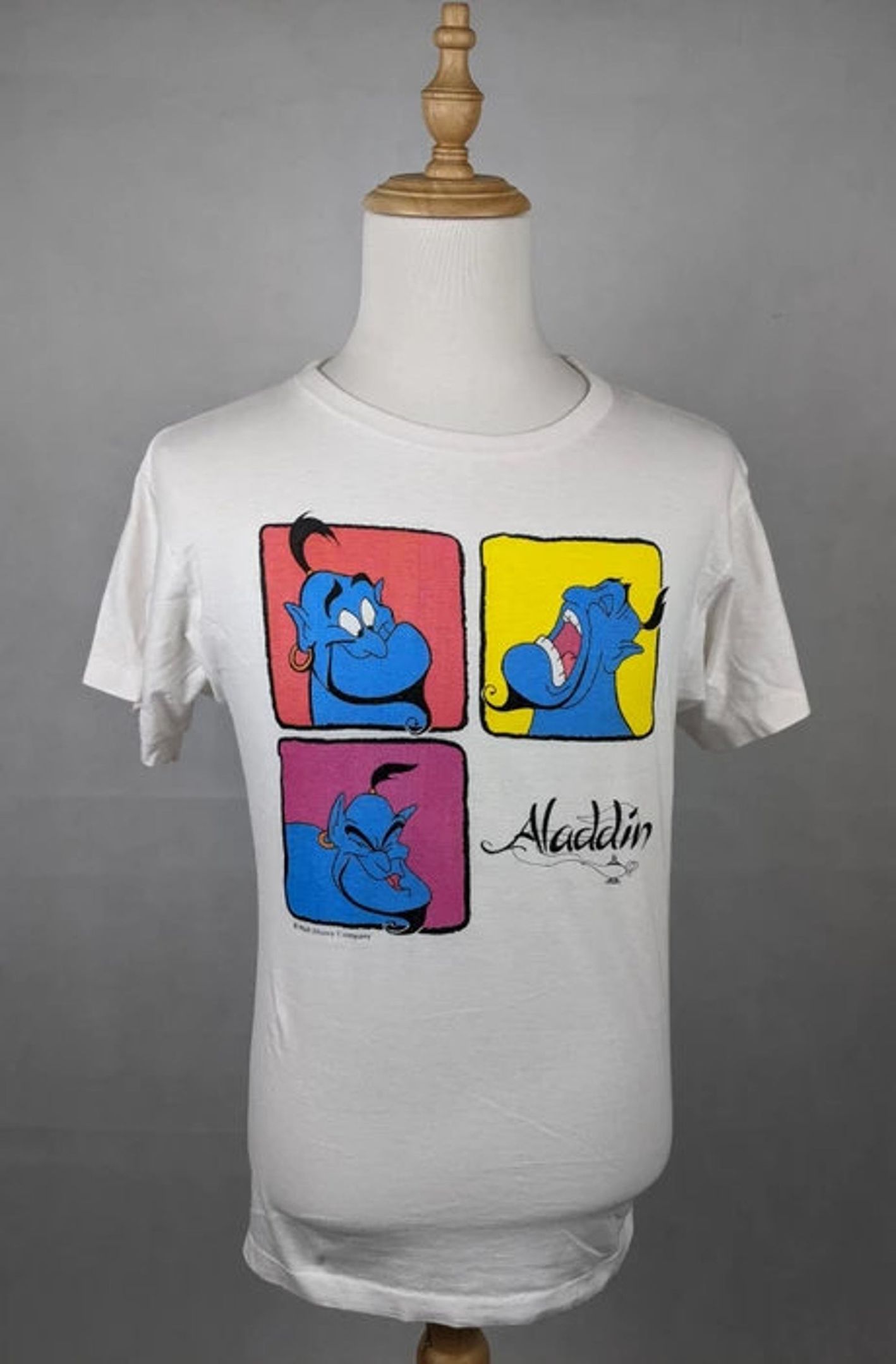 Vintage Disney Aladdin Genie Shirt 90S Us M / Eu 48-50 / 2