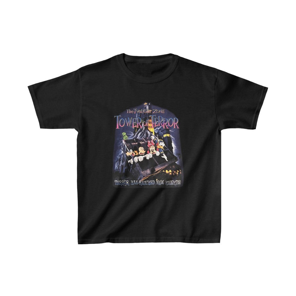 Vintage Disney Tower Of Terror Kids Heavy Cotton Tee 211120