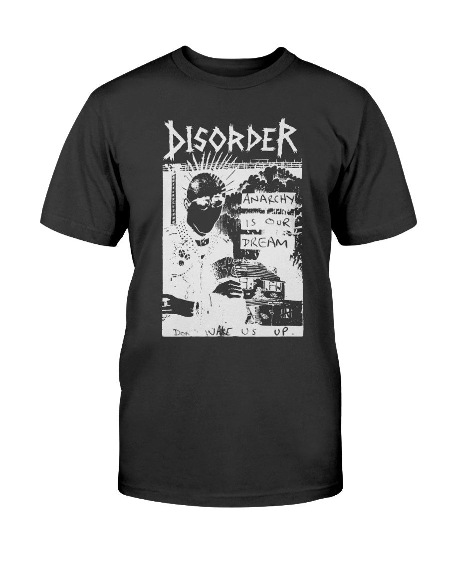 Vintage Disorder I Didnt Go To Work Today 1986 Punk Music Band T Shirt 211012