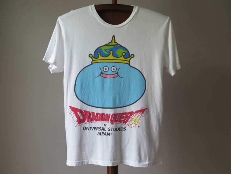 Vintage Dragon Quest Tshirt Dragon Quest Universal Studios Japan Tshirt Vintage Vdo Game Tshirt Vintage Anime Tee