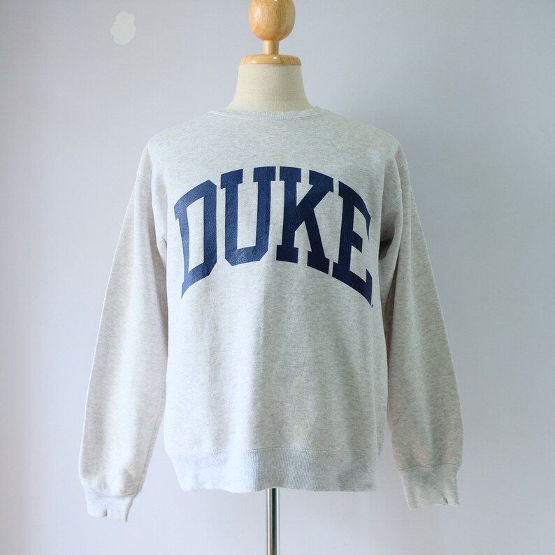 Vintage Duke University Blue Devil Bomber Sweatshirt