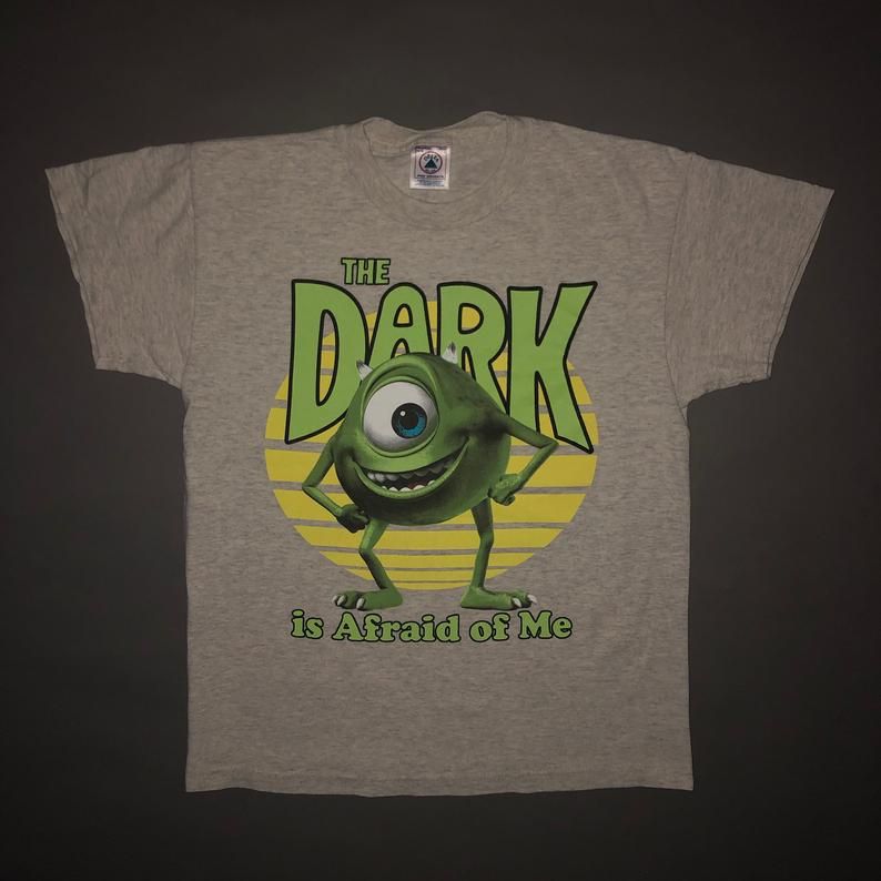 Vintage Early 2000s Monsters Inc Walt Disney Movie Promo Pixar Shirt