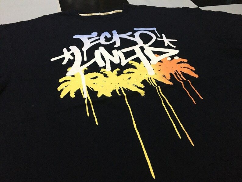 Vintage Ecko Unltd Shirt 90S Hip Hop Graffiti Good Condition