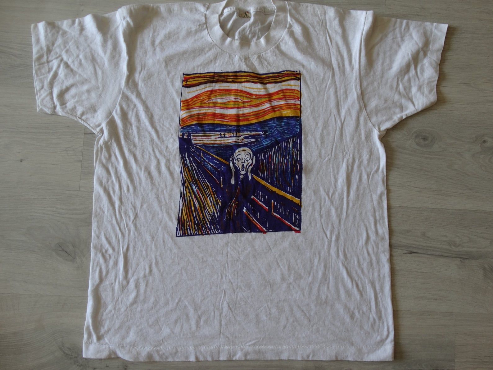 Vintage Edvard Munch-Skrik Shirt The Scream/ Screen Stars Shirt/ Vincent Van Gogh/ Pablo Picasso/ Paul Gauguin/ Andy Warhol/Jackson Pollock