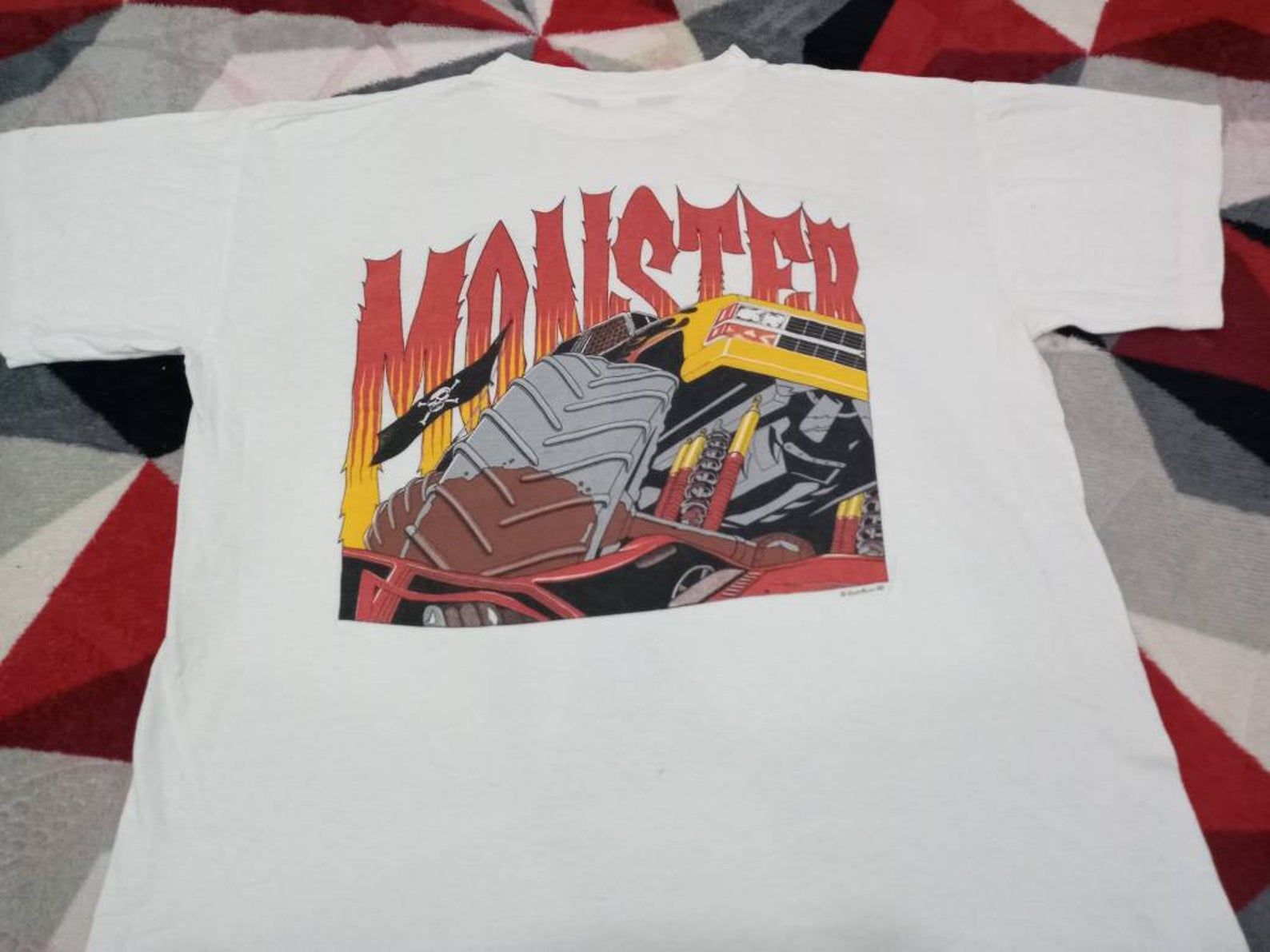 Vintage Eight Ball Monster 90S T Shirt