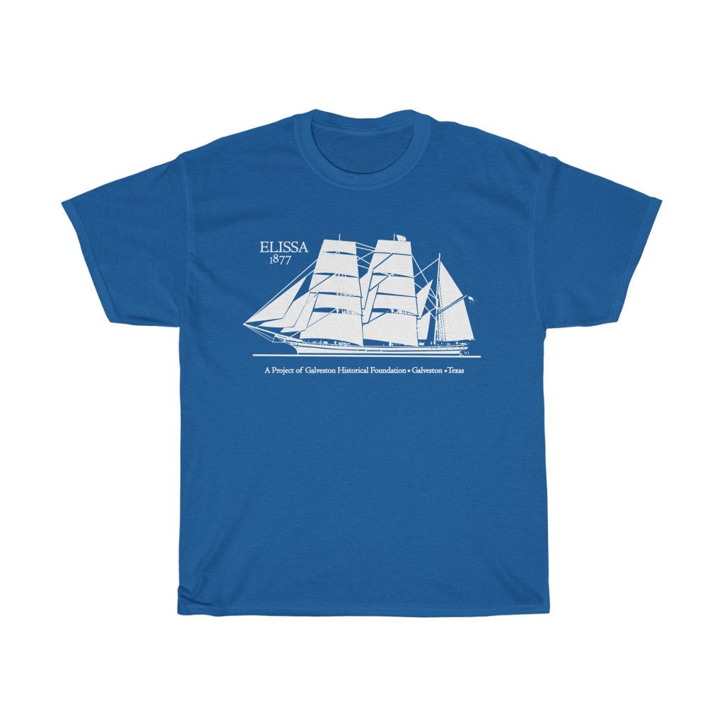 Vintage Elissa 1877 Ship Galveston Texas Tee 211119