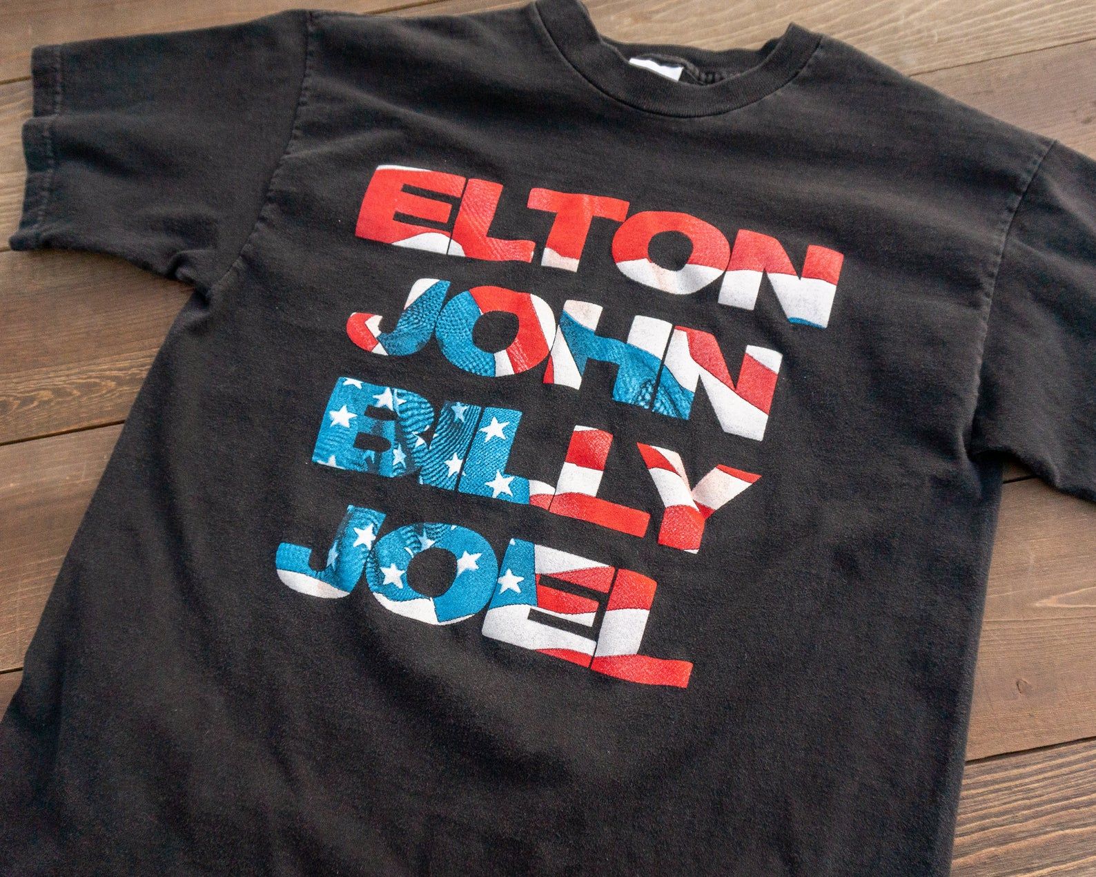 Vintage Elton John Billy Joel Tour T-Shirt