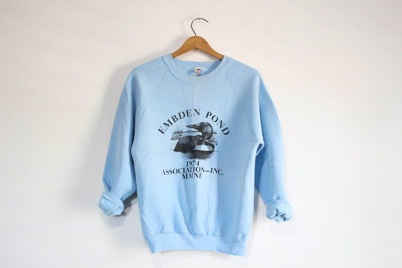 Vintage Embden Pond Maine Sweatshirt