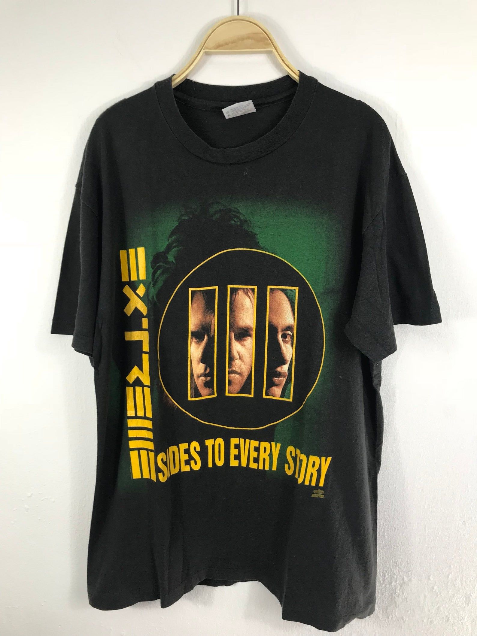 Vintage Extreme Band Sides To Every Storystop The World Tour Shirt Made In Usa