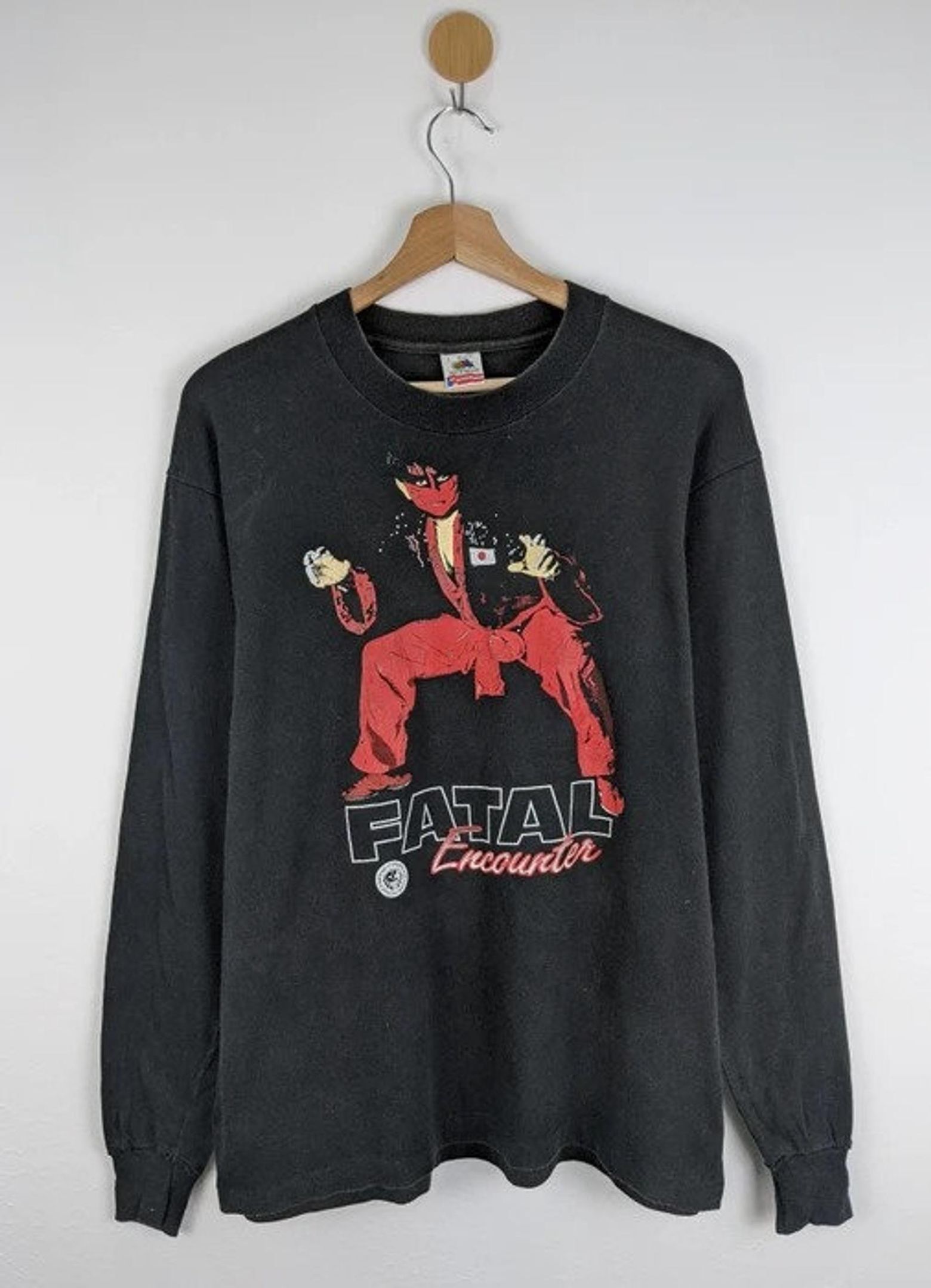 Vintage Fatal Encounter Wwf Japan Pro Wrestling Shirt Us L