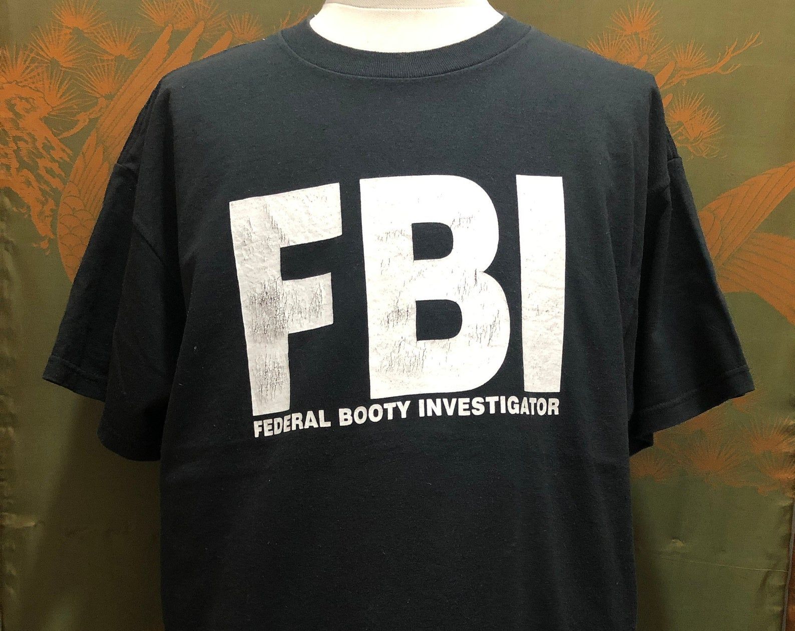 Vintage Fbi Federal Booty Investigation Big Logo Spell Out Codekc