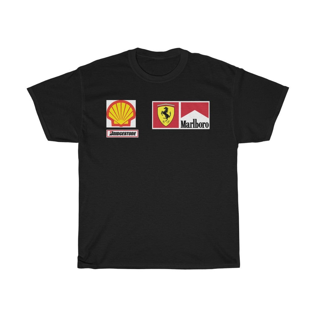 Vintage Ferrari F1 World Champion 2000 Marlboro Bridgestone Tee 211120