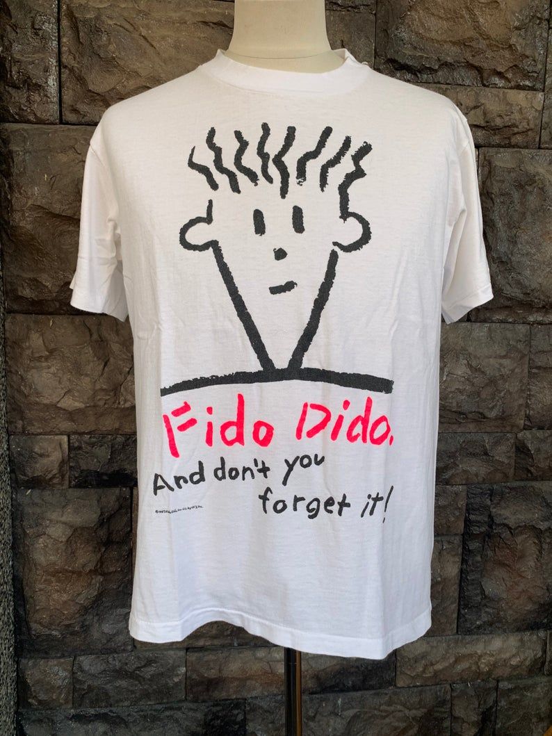 Vintage Fido Dido And Don't You Forget It Shirt