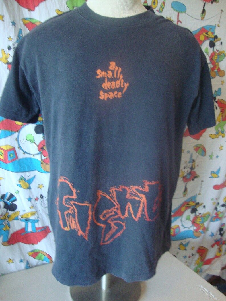 Vintage Fight A Small Deadly Space Rob Halford Of Judas Priest Heavy Metal Concert 1995 Tour Rocker Rare