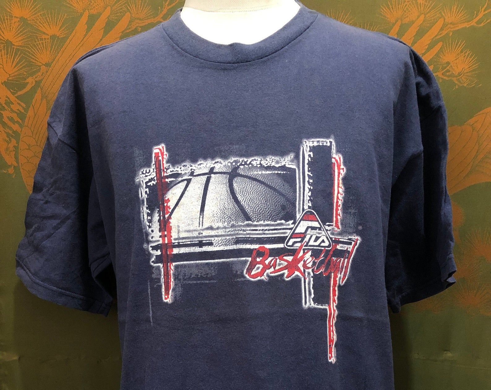 Vintage Fila Basketball Big Logo Made In Usa Codekd