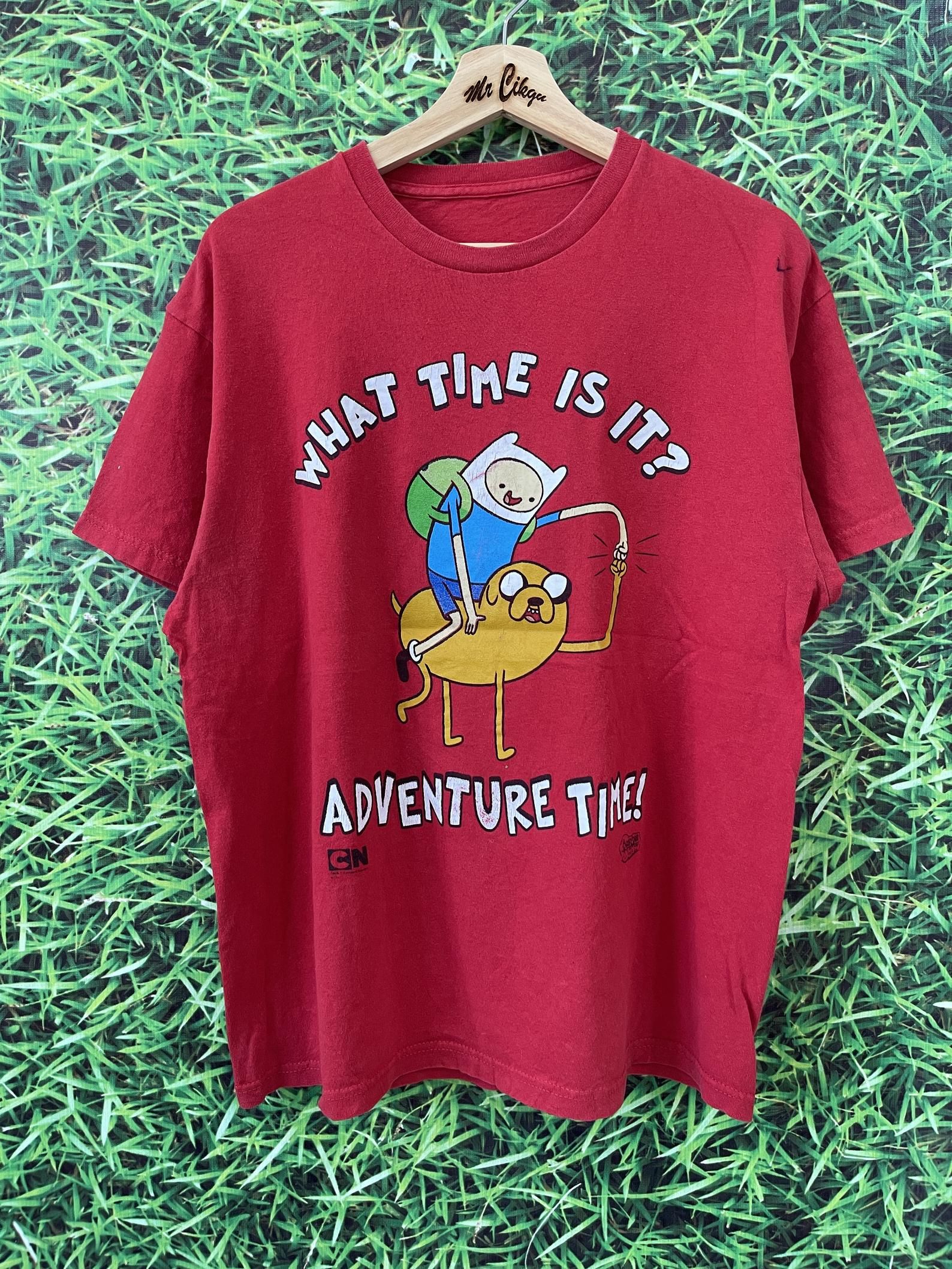 Vintage Finn Jake What Time Is It Adventure Time! T-Shirts Codekx