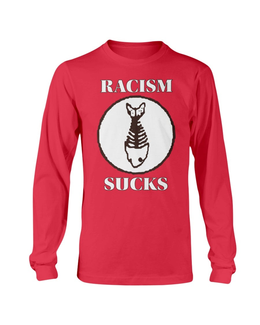 Vintage Fishbone Racism Suck 1991 Funk Music Band Long Sleeve T Shirt 211125