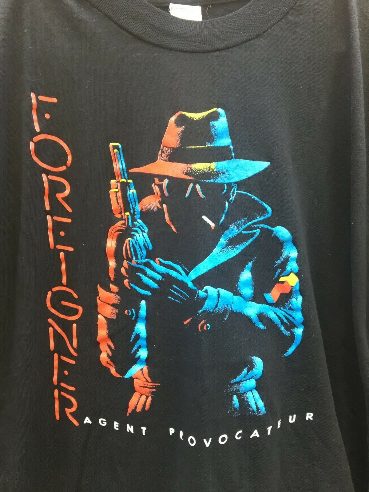 Vintage Foreigner Agent Provocateur Shirt Sz 80S Music Band Tee