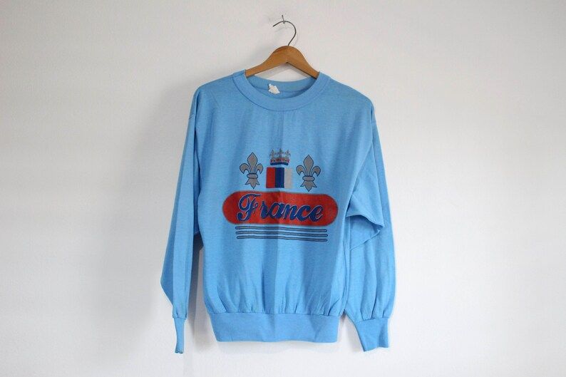 Vintage France Long Sleeve T Shirt Medium
