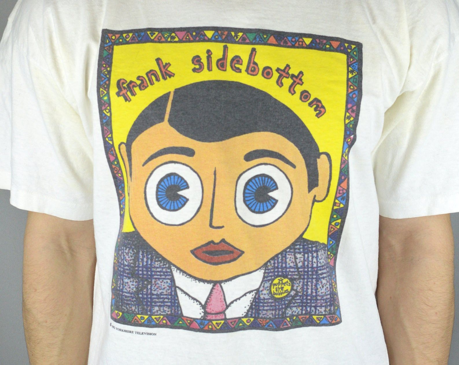 Vintage Frank Sidebottom Chris Sievey The Freshies 1992 T Shirt Single Stitch vintage frank sidebottom chris sievey the freshies 1992 t shirt single stitch mdnsu