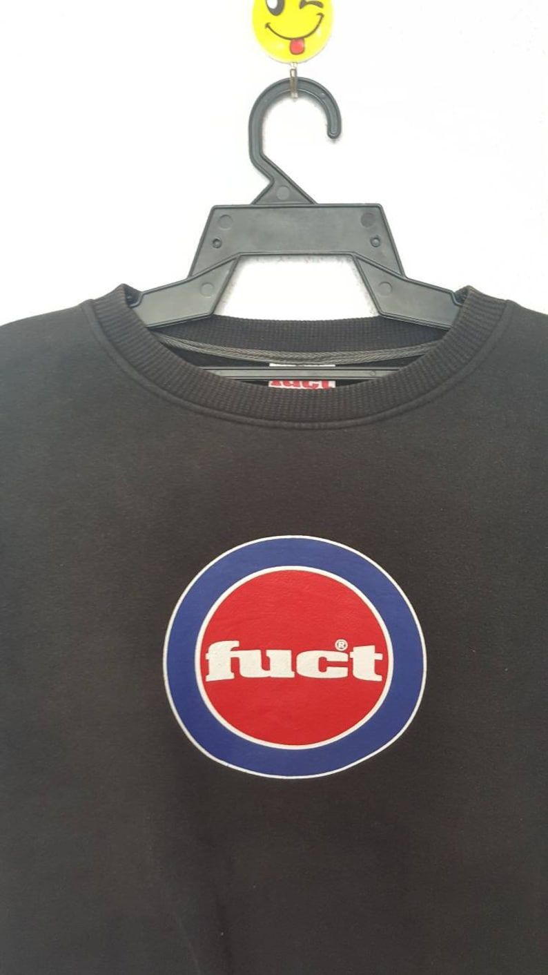 Vintage Fuct Sweatshirt Big Logo Print Pullover Jumper Sweatshirt